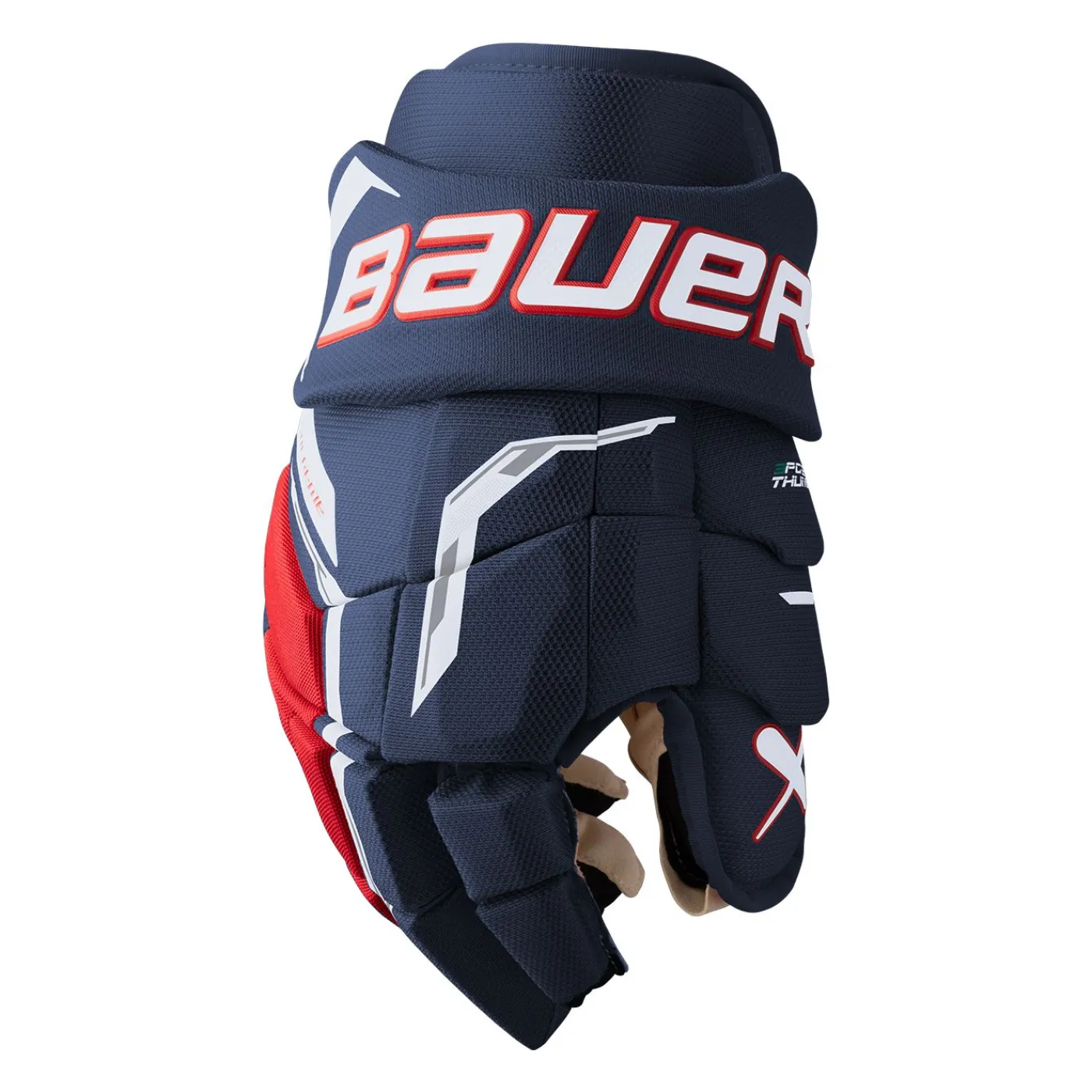 Clearance Hockeyhandskar Supreme F50 Pro Sr Navy/Red/White Bauer|Hockeyhandskar Senior