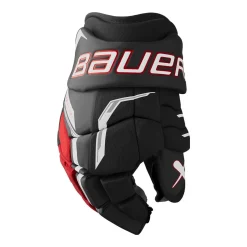 Clearance Hockeyhandskar Supreme F40 Sr Black/Red Bauer|Hockeyhandskar Senior