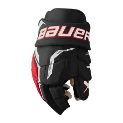 Clearance Hockeyhandskar Supreme F50 Pro Sr Black/Red Bauer|Hockeyhandskar Senior