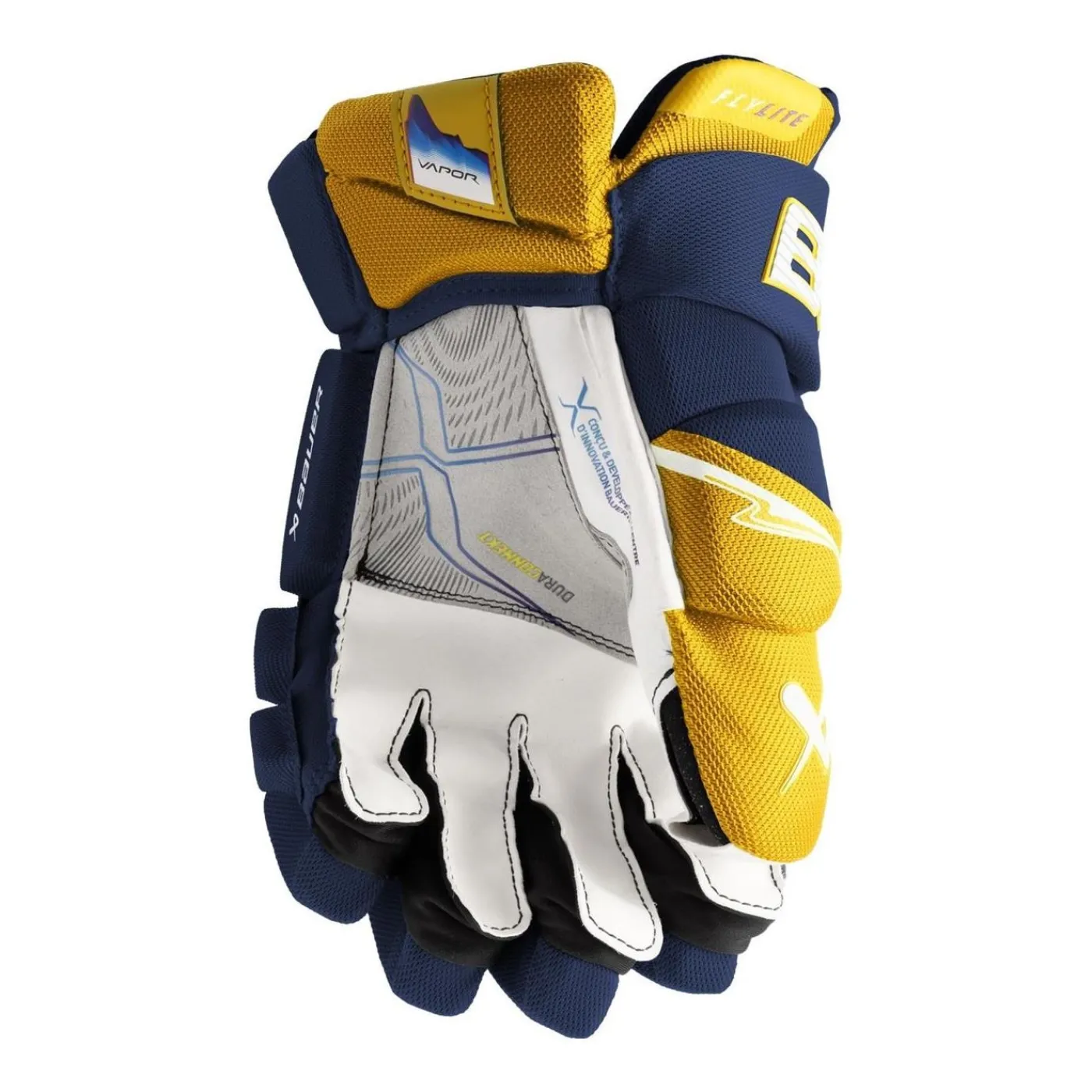 Hot Hockeyhandskar Vapor Flylite Jr Navy/Gold Hockeyhandskar Junior|Hockeyutrustning Junior