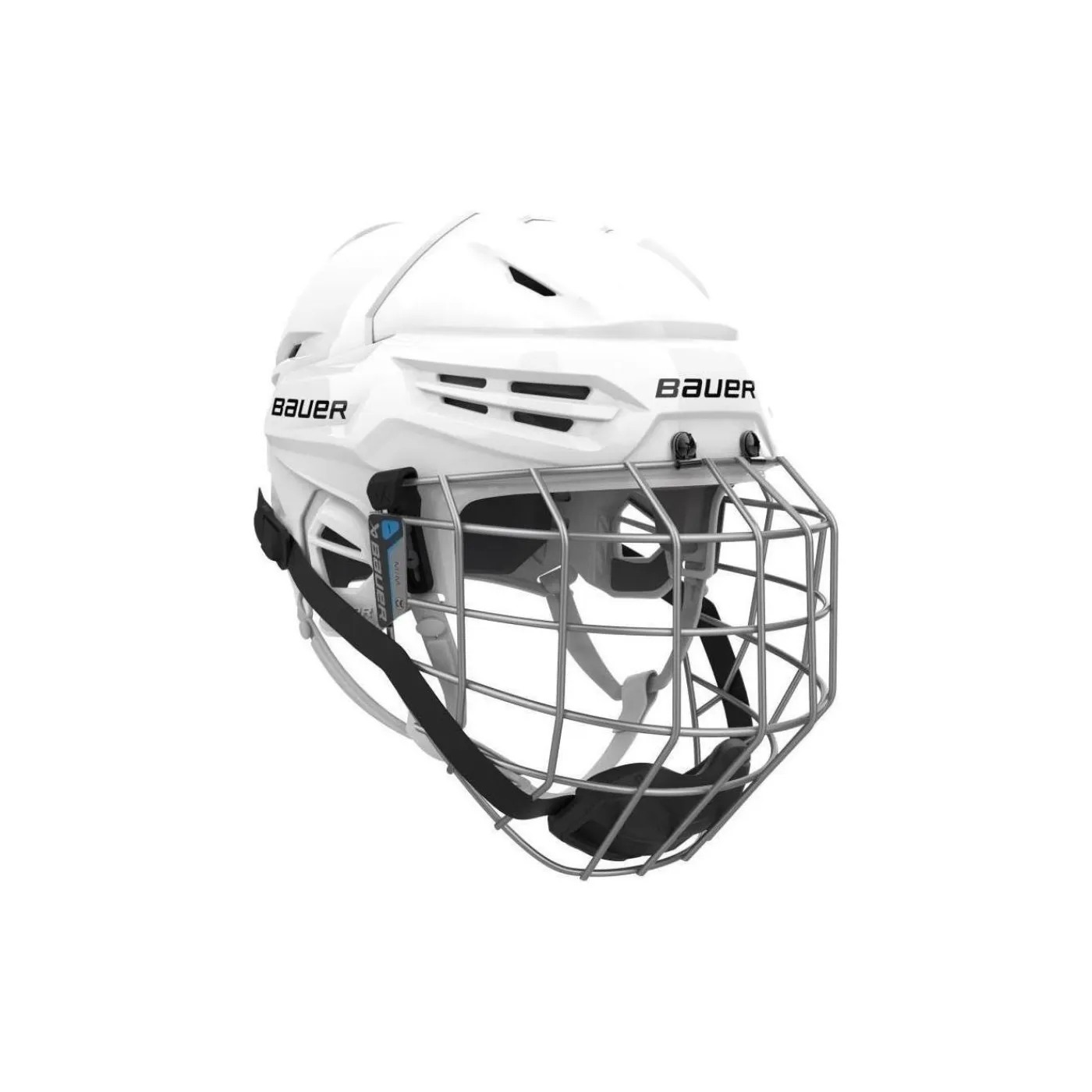 Sale Hockeyhjälm Re-Akt 55 Combo White Hockeyhjälmar Med Galler