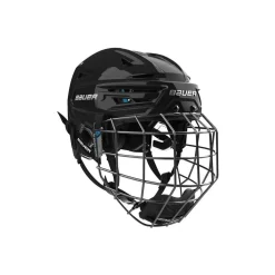 New Hockeyhjälm Re-Akt 155 Combo Black Hockeyhjälmar Med Galler