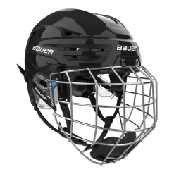 Discount Hockeyhjälm Re-Akt 90 Combo Black Hockeyhjälmar Med Galler