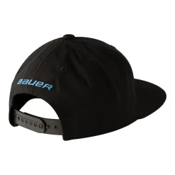 Online Keps Flat Brim Snapback Yth Black Hockeykepsar Bauer