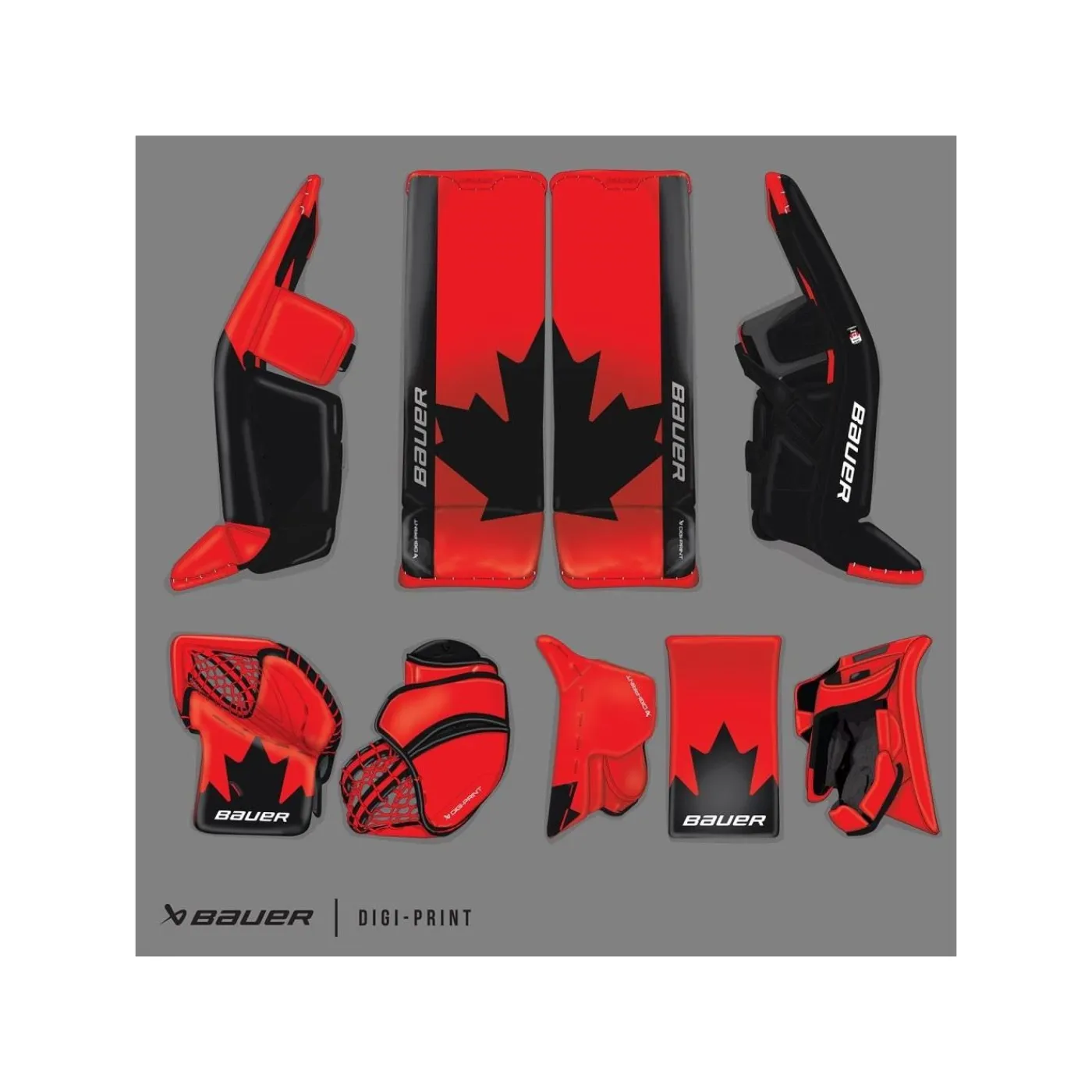 Sale Målvaktsbenskydd Custom Supreme Shadow Sr - Digital Print Mybauer Målvakt
