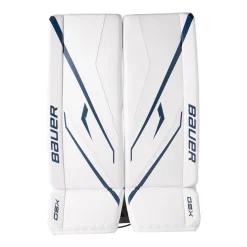 Clearance Målvaktsbenskydd GSX Sr White/Blue Målvaktsbenskydd Senior