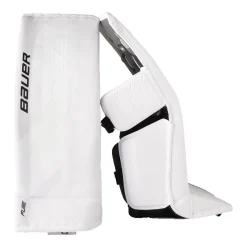 Målvaktsbenskydd Supreme Fuse Sr White Målvaktsbenskydd Senior|Bauer