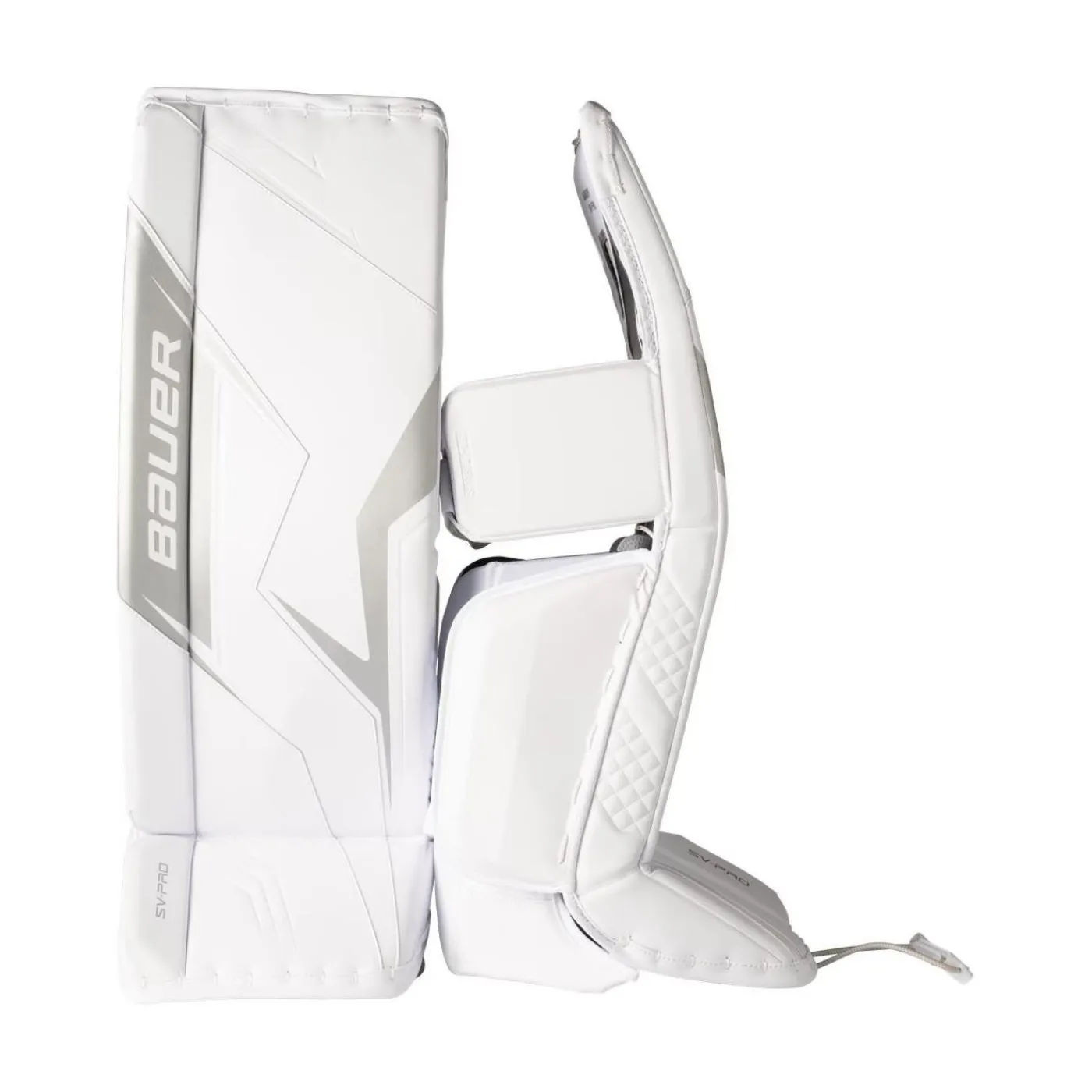 New Målvaktsbenskydd SV-Pro Sr White Målvaktsbenskydd Senior|Bauer