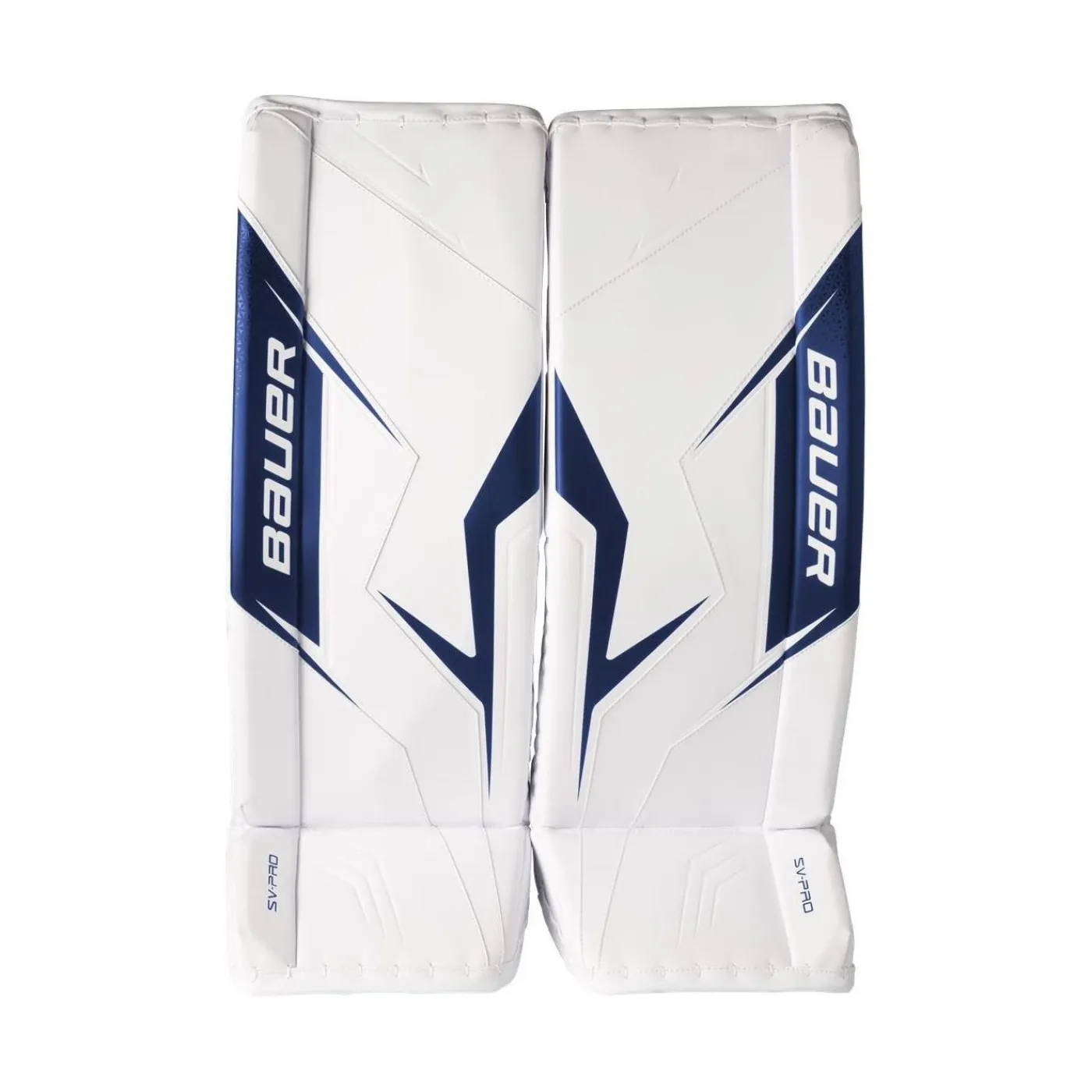 Målvaktsbenskydd SV-Pro Int White/Navy Målvaktsbenskydd Intermediate