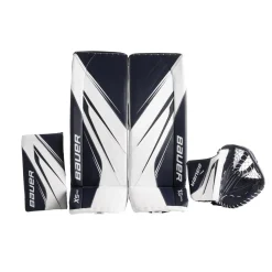 New Målvaktsbenskydd Vapor X5 Pro Int White/Navy Målvaktsbenskydd Intermediate