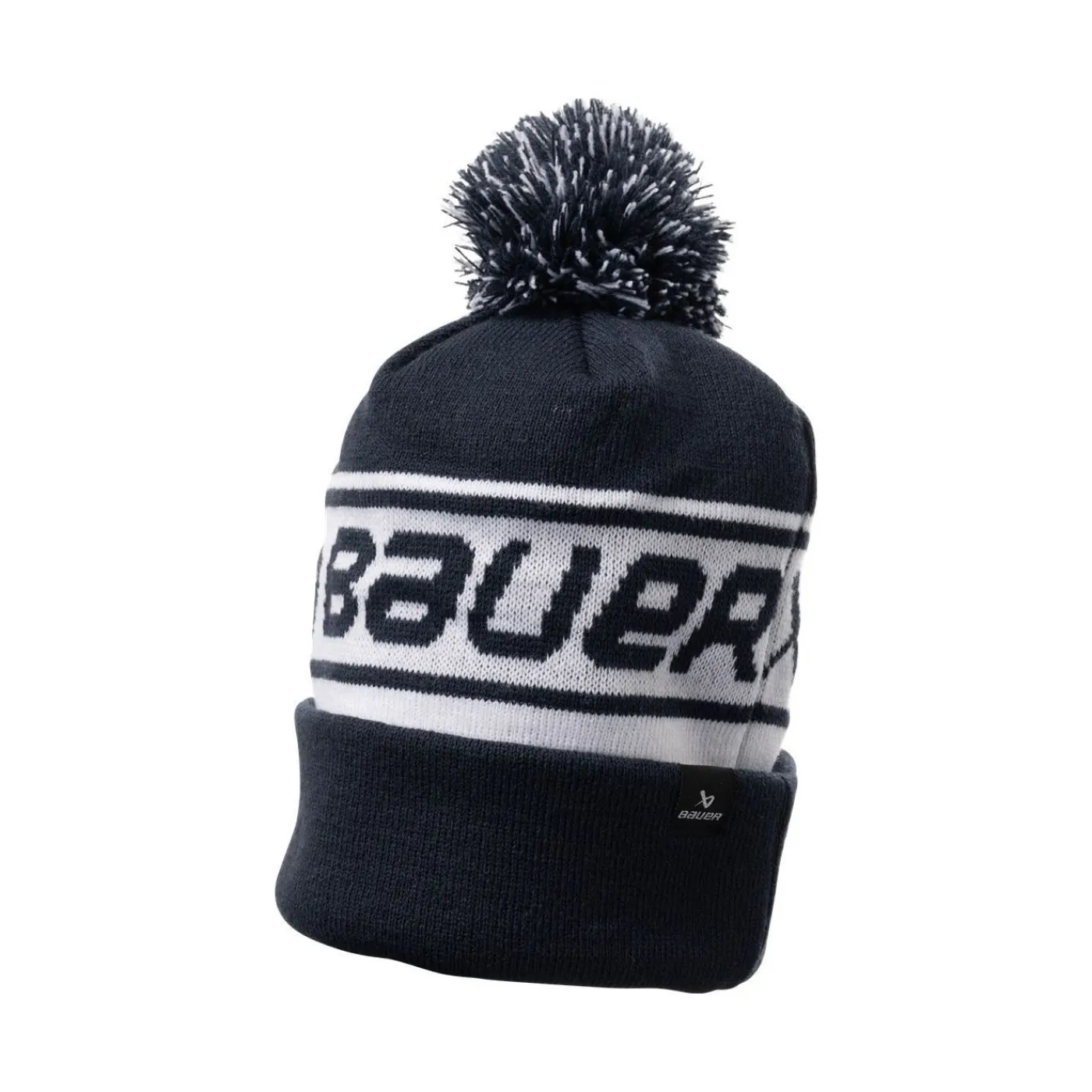 Mössa Team Ribbed Pom Sr Nav Mössor Bauer