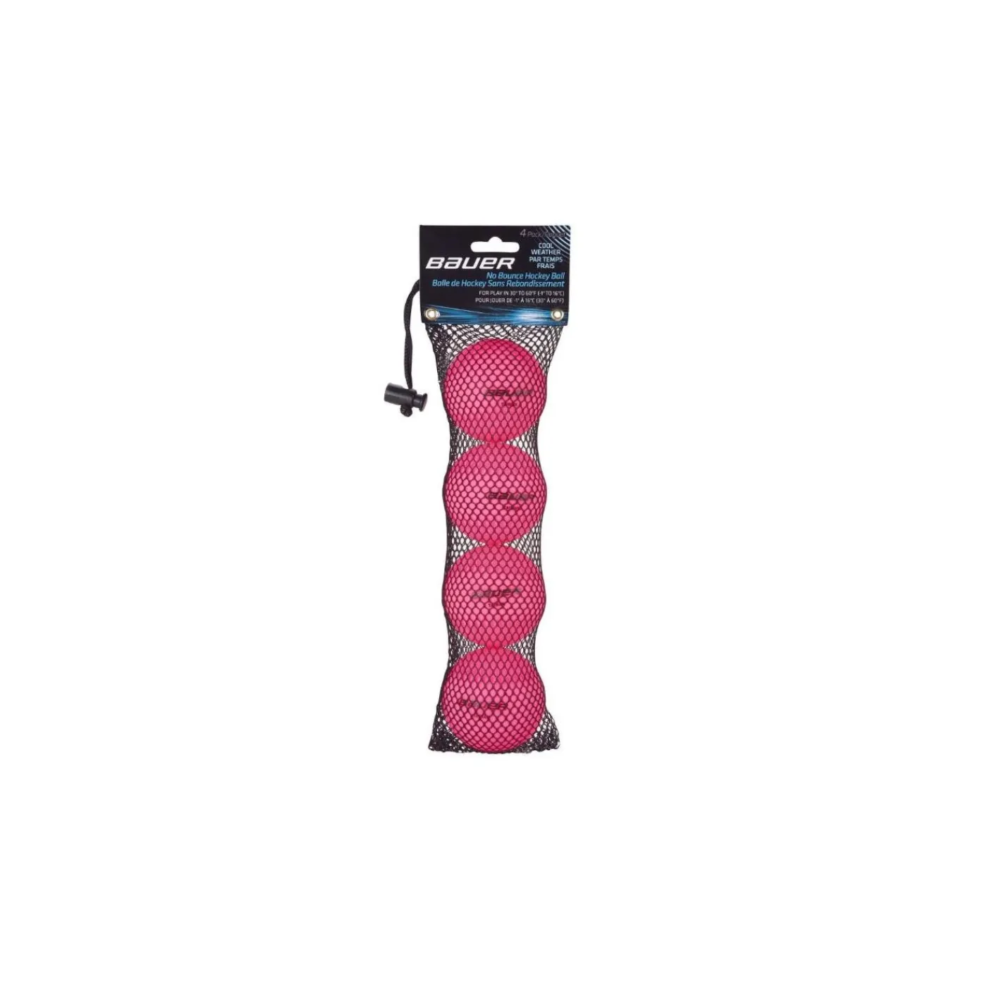 Outlet Teknikboll Kall - 4-Pack Street Hockey Bollar