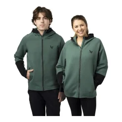 Online Tröja FLC Colorblock Fullzip Sr Green Tröjor Senior