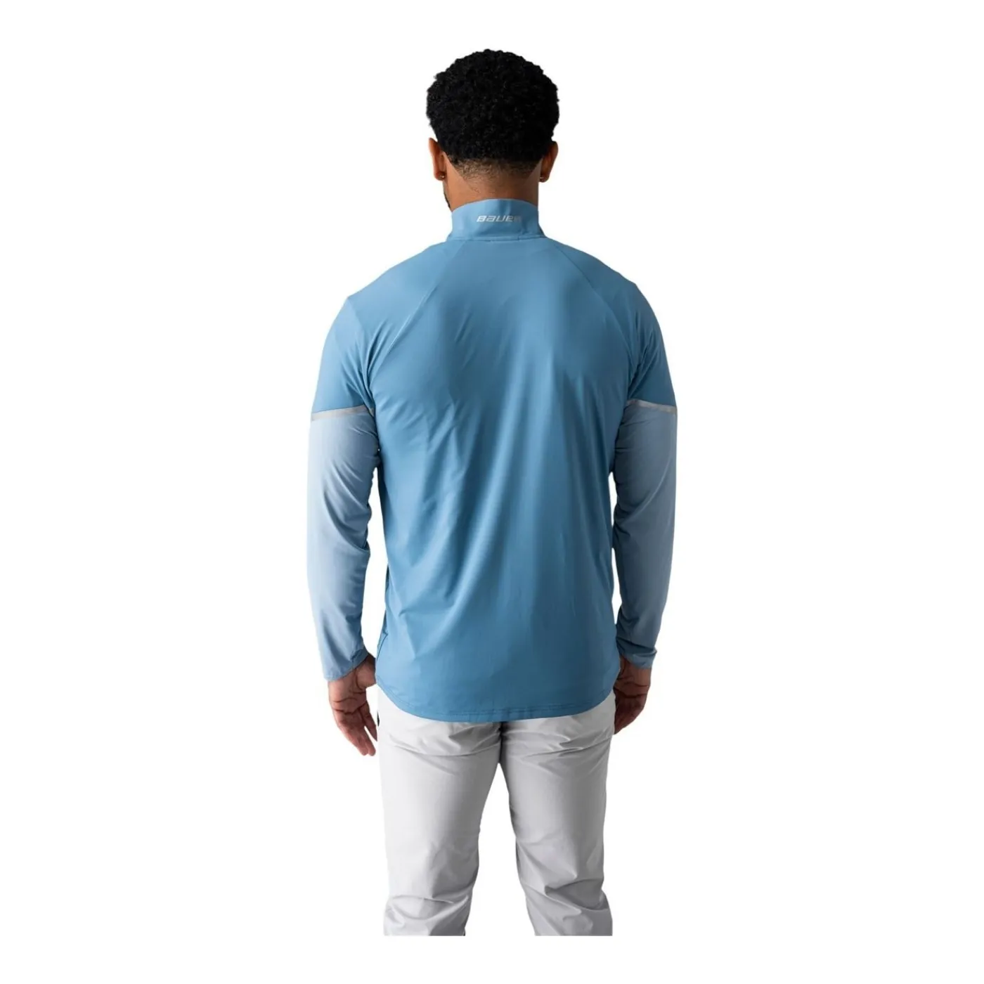Discount Tröja Golf Lightweight Knit 1/4 Zip Sr Blue Tröjor Senior