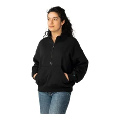 New Tröja Premium Core 1/4 ZIP Womans Sr Black Tröjor Senior