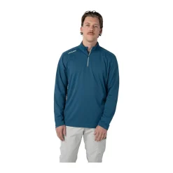 Best Tröja Premium Performance 1/4 ZIP Sr Blue Teamtextil Tröjor Sr