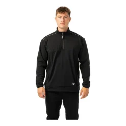 Sale Tröja Team Fleece 1/2 Zip Sr Black Tröjor Senior