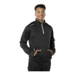 Online Tröja Team Fleece 1/2 Zip Sr Black Teamtextil Tröjor Sr|Tröjor Senior
