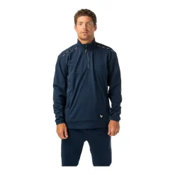 Hot Tröja Team Fleece 1/2 Zip Sr Navy Tröjor Senior