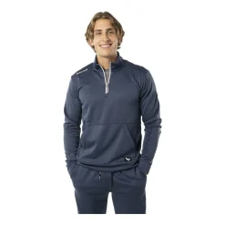 Outlet Tröja Team Fleece 1/2 Zip Yth Navy Tröjor Junior|Teamtextil Tröjor Jr