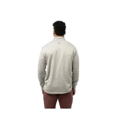 Online Tröja 1/2 Zip FLC Texture Sr Grey Tröjor Senior