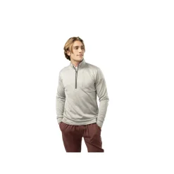 Online Tröja 1/2 Zip FLC Texture Sr Grey Tröjor Senior