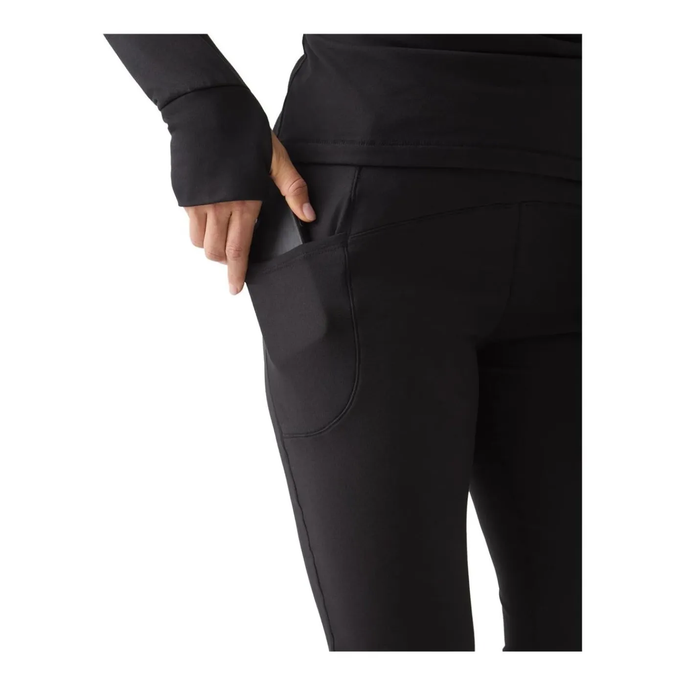 Online Byxa Dam Oudoor Thermal Sr Black Mjukisbyxor Senior