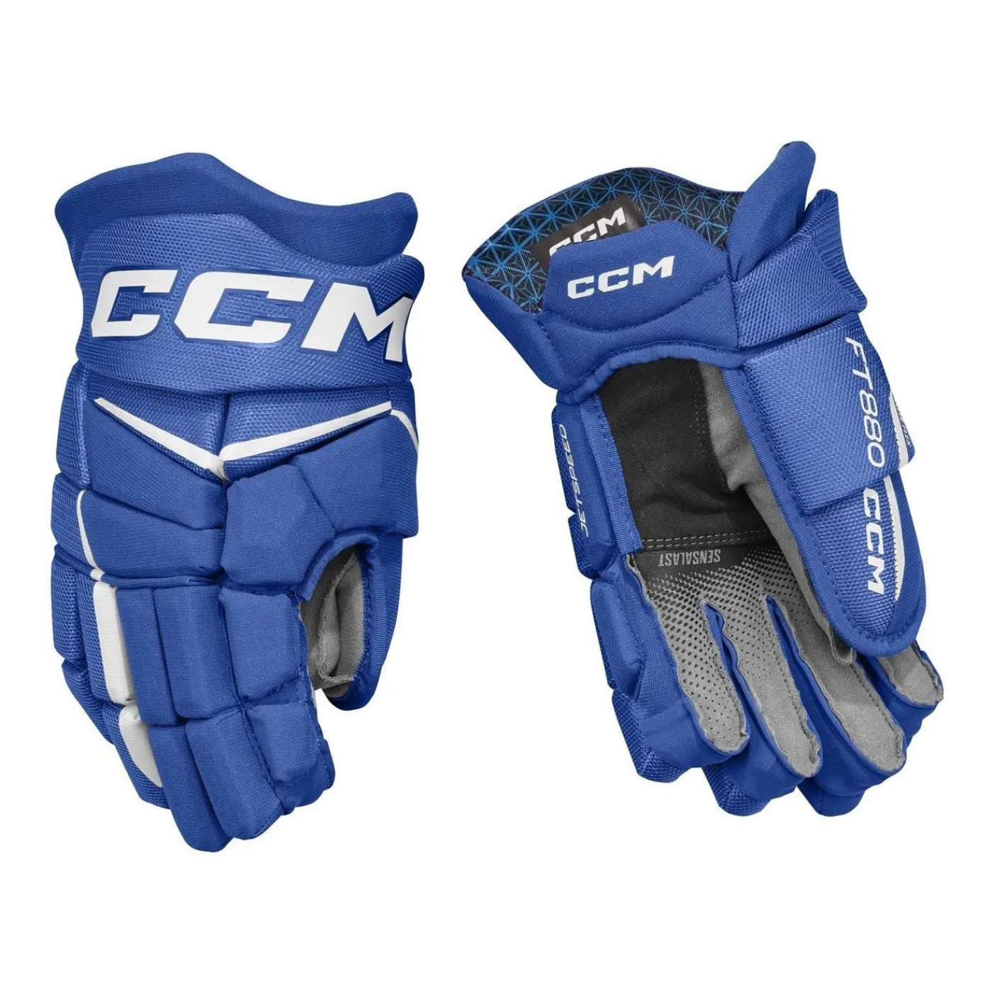 Outlet Hockeyhandskar Jetspeed FT880 Sr Royal/White Hockeyhandskar Senior