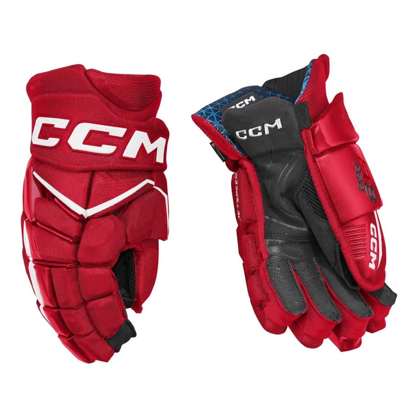 Hot Hockeyhandskar Jetspeed FT8 Pro Jr Red/White Hockeyhandskar Junior|Hockeyutrustning Junior