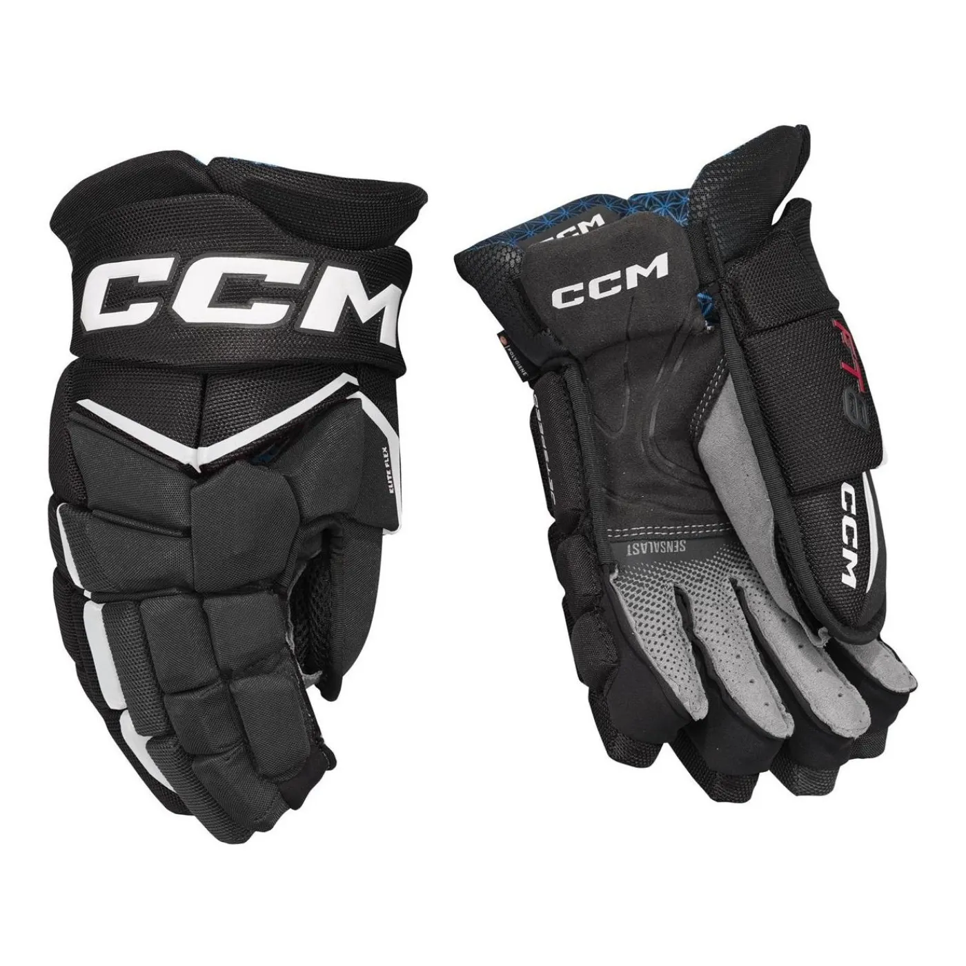 Best Hockeyhandskar Jetspeed FT8 Jr Black/White Hockeyhandskar Junior|Hockeyutrustning Junior