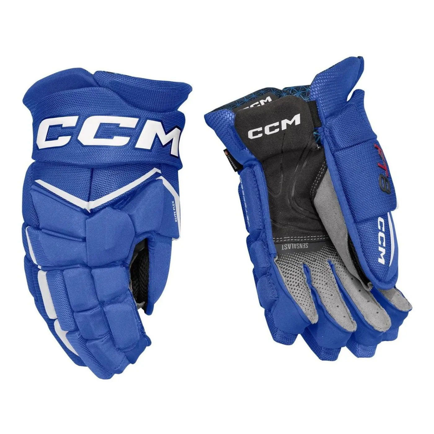 Hockeyhandskar Jetspeed FT8 Jr Royal/White Hockeyhandskar Junior|Hockeyutrustning Junior