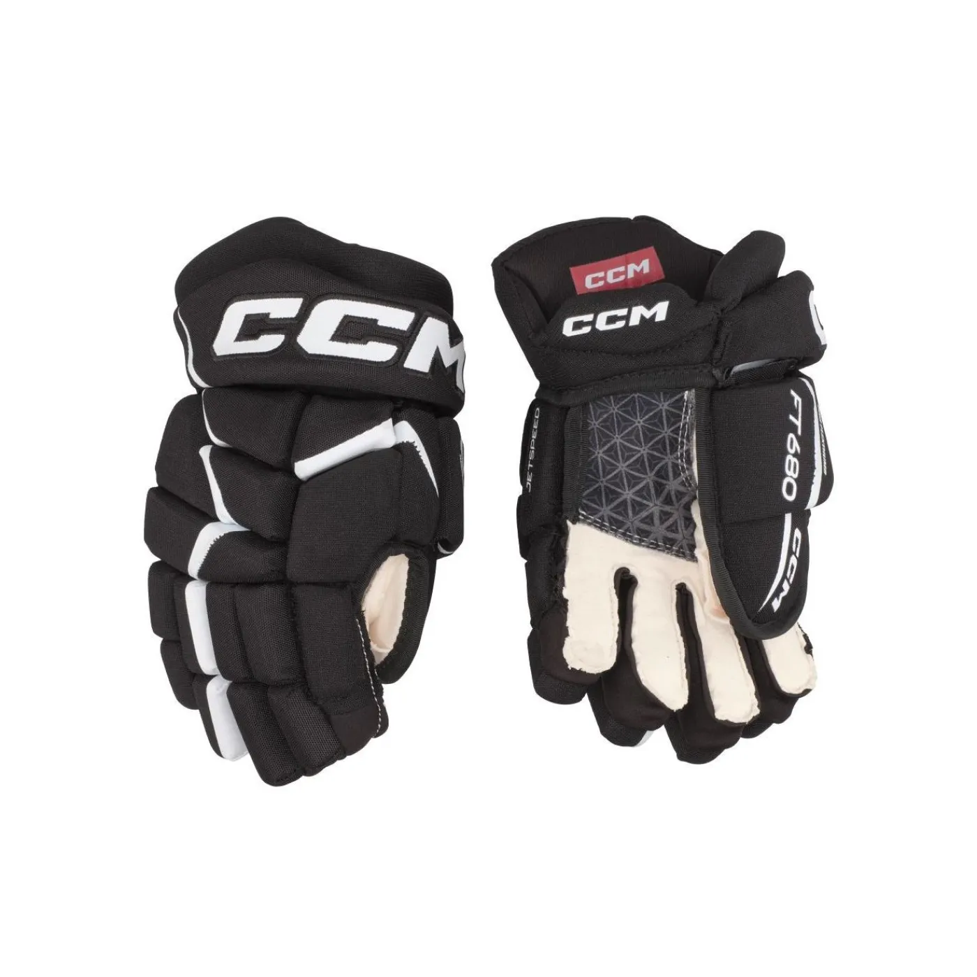 Online Hockeyhandskar Jetspeed 680 Jr Black/White Hockeyhandskar Junior