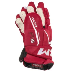 Discount Hockeyhandskar Jetspeed FT6 Jr Red/White Hockeyhandskar Junior