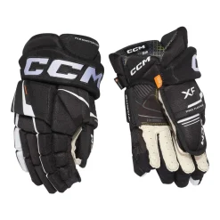Clearance Hockeyhandskar Tacks XF Jr Black/White Hockeyhandskar Junior|Hockeyutrustning Junior