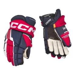 Hockeyhandskar Tacks XF Jr Navy/Red/White Hockeyhandskar Junior|Hockeyutrustning Junior