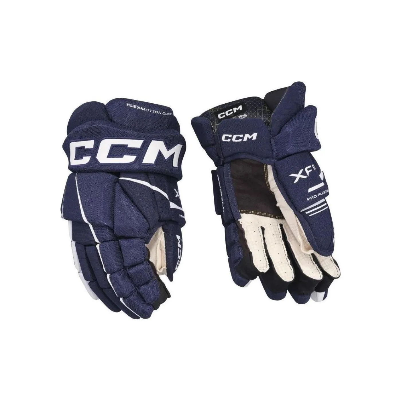 New Hockeyhandskar Tacks XF 80 Jr Navy/White Hockeyhandskar Junior
