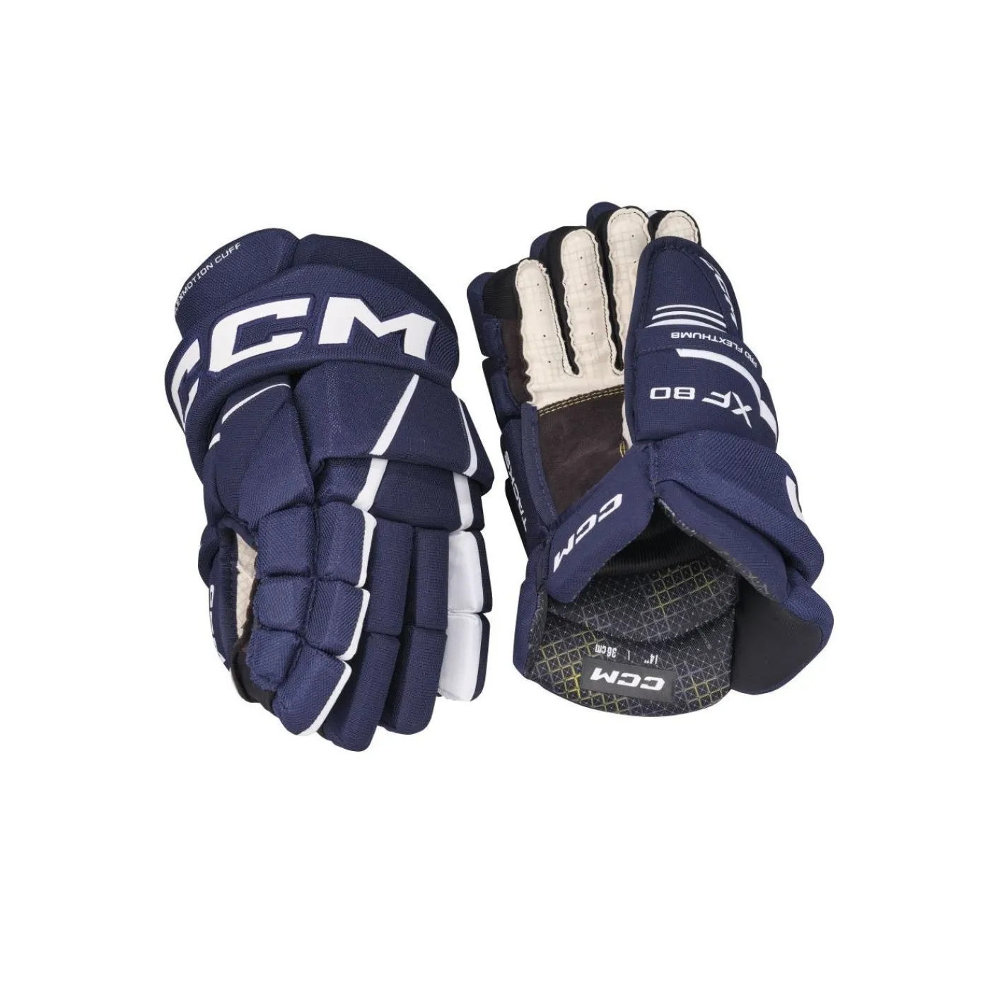 New Hockeyhandskar Tacks XF 80 Jr Navy/White Hockeyhandskar Junior