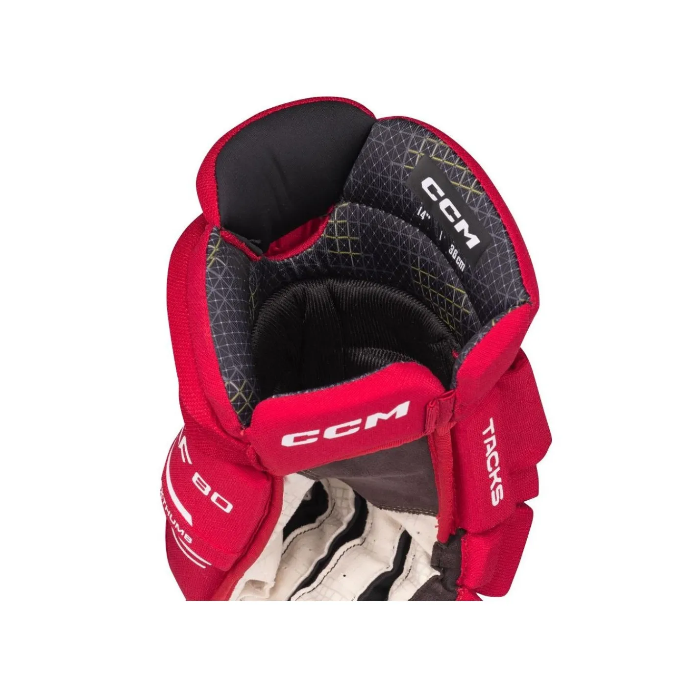 Sale Hockeyhandskar Tacks XF 80 Jr Red/White Hockeyhandskar Junior