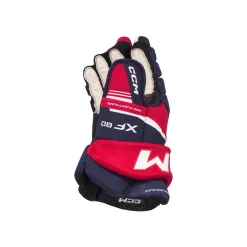 Clearance Hockeyhandskar Tacks XF 80 Jr Navy/Red/White Hockeyhandskar Junior