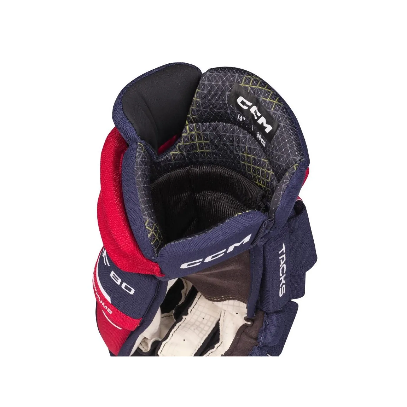 Clearance Hockeyhandskar Tacks XF 80 Jr Navy/Red/White Hockeyhandskar Junior