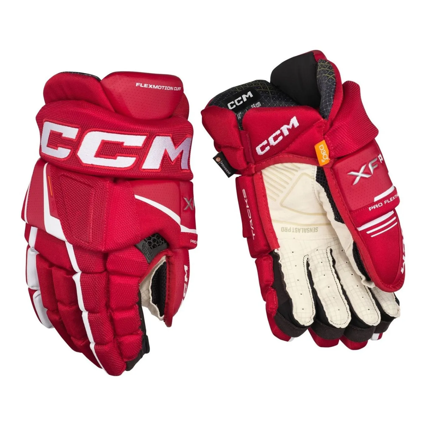 Best Hockeyhandskar Tacks XF Pro Sr Red/White Hockeyhandskar Senior