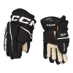 Hockeyhandskar Tacks XF Pro Jr Black/White Hockeyhandskar Junior|Hockeyutrustning Junior
