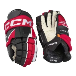 Outlet Hockeyhandskar Tacks XF Pro Jr Black/Red/White Hockeyhandskar Junior|Hockeyutrustning Junior