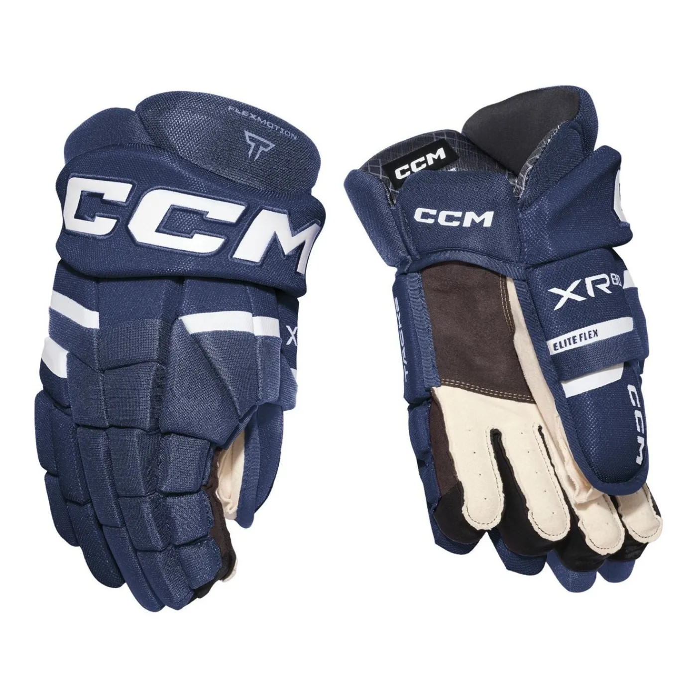 Best Hockeyhandskar Tacks XR80 Jr Navy/White Ccm|Hockeyhandskar Junior