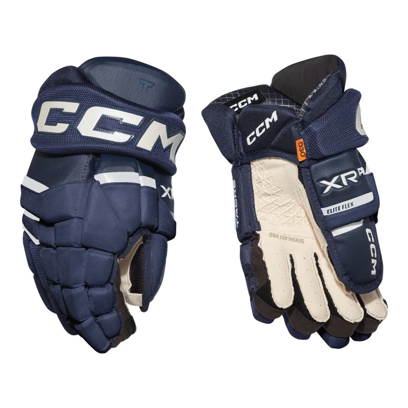 Clearance Hockeyhandskar Tacks XR Pro Sr Navy/White Ccm|Hockeyhandskar Senior