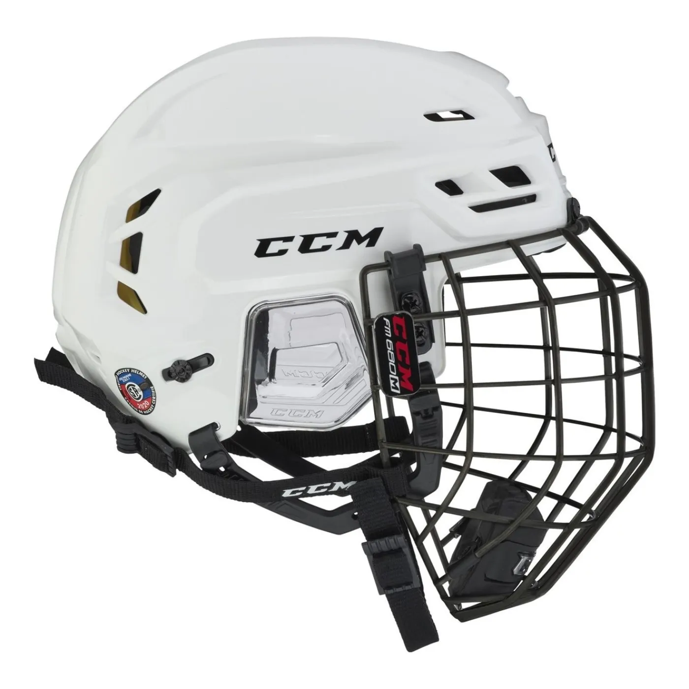 Online Hockeyhjälm 310 Combo Sr White Ccm