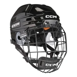 Hockeyhjälm Tacks 720 Combo Black Hockeyhjälmar Med Galler