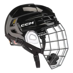 Hockeyhjälm Tacks 720 Combo Black Hockeyhjälmar Med Galler