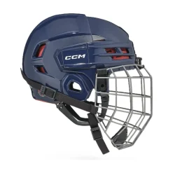 Clearance Hockeyhjälm Tacks 70 Combo Jr Navy Hockeyhjälmar Med Galler|Hockeyutrustning Junior