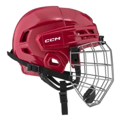 Clearance Hockeyhjälm Tacks 70 Combo Jr Red Hockeyhjälmar Med Galler|Hockeyutrustning Junior